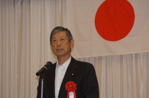 国会議員挨拶（高村副総裁）